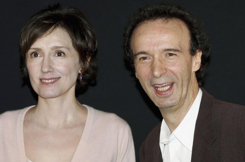 Nicoletta Braschi at Rome for the photocall of "La Tigre E La Neve."