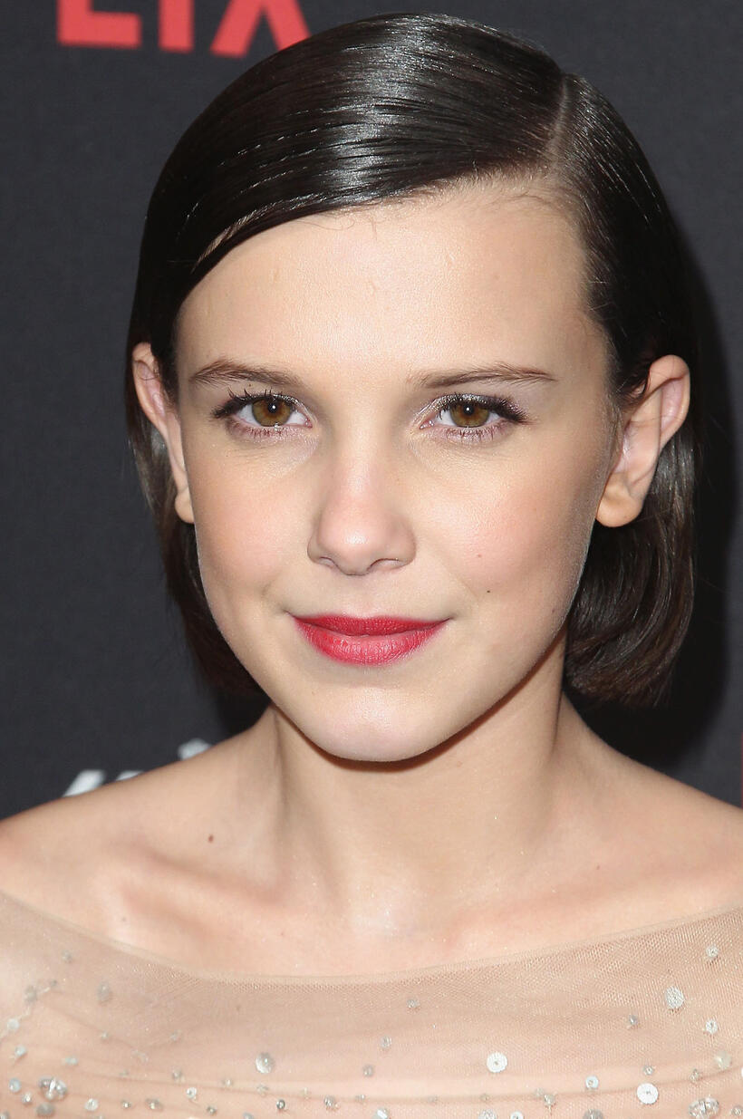 Millie Bobby Brown at The Weinstein Company and Netflix Golden Globe Party in Beverly Hills, CA.