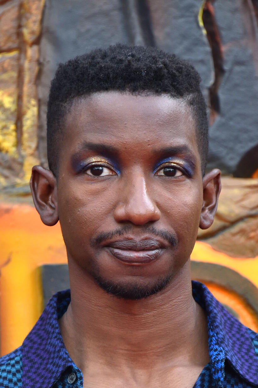 Mamoudou Athie at the premiere of "Jurassic World - A New Age" in Cologne, Germany