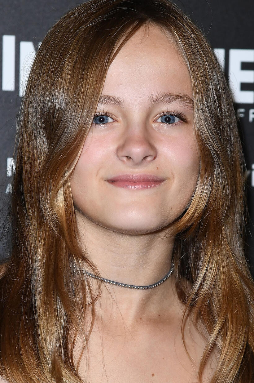Fantine Harduin at the "Happy End" Paris premiere.