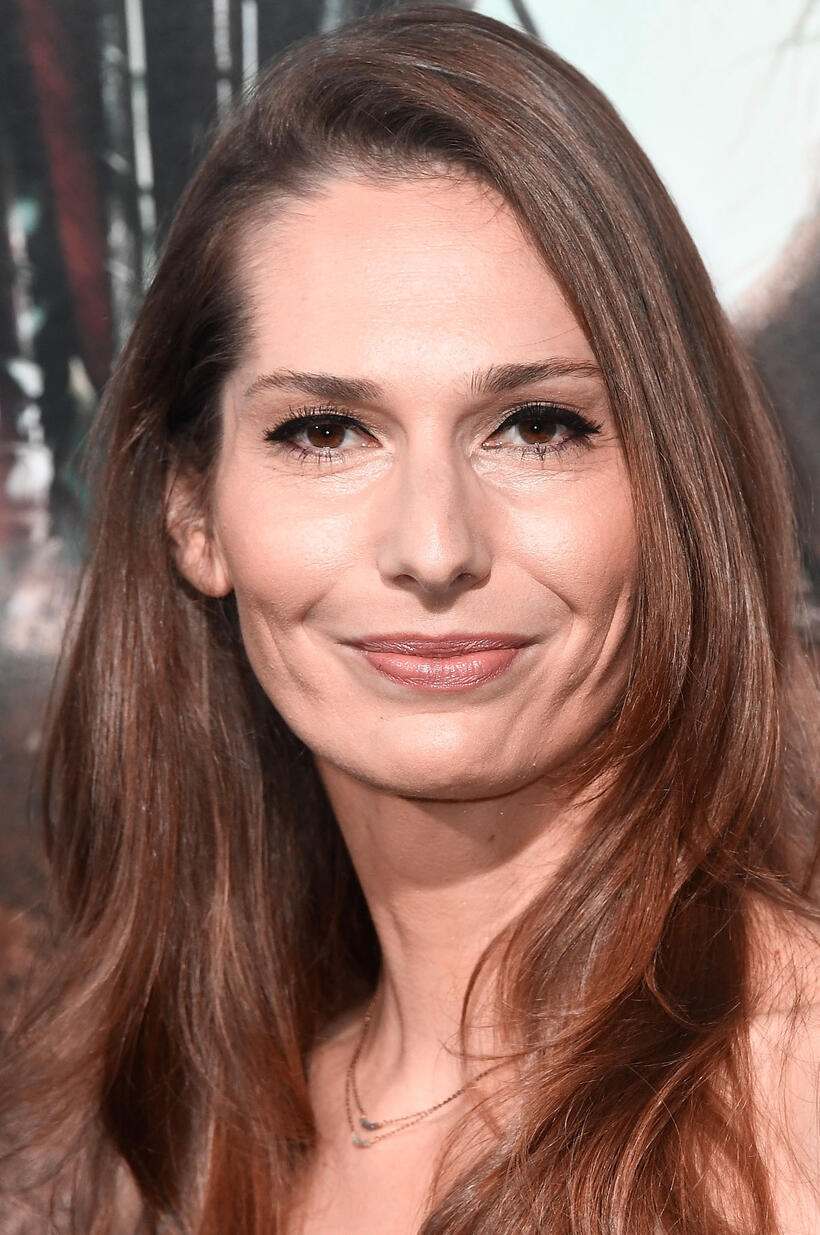 Geneva Robertson-Dworet at the premiere of "Tomb Raider" in Hollywood.