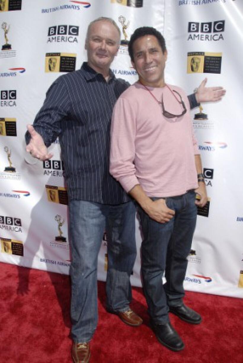 Creed Bratton and Oscar Nunez at the 5th Annual Primetime Emmy Nominees BAFTA Tea Party.