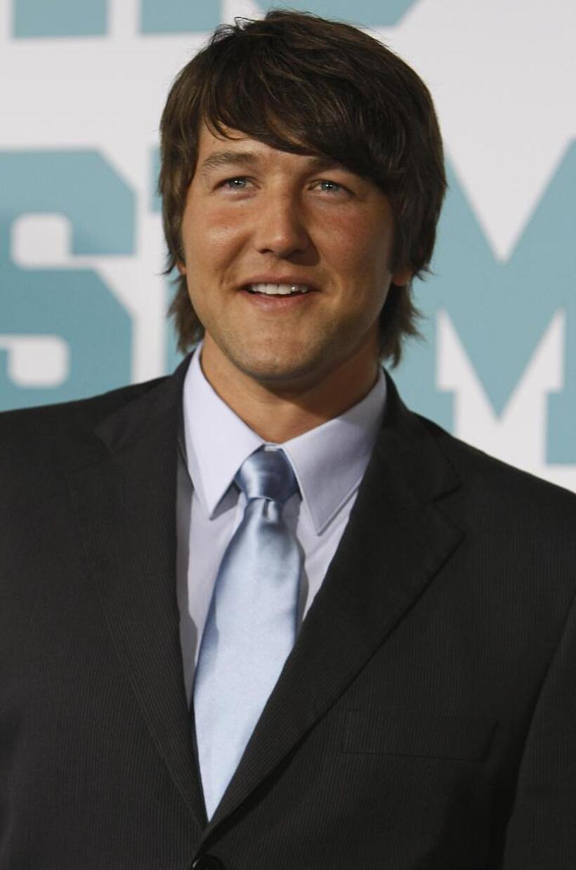 Josh Braaten at the premiere of "Semi-Pro."