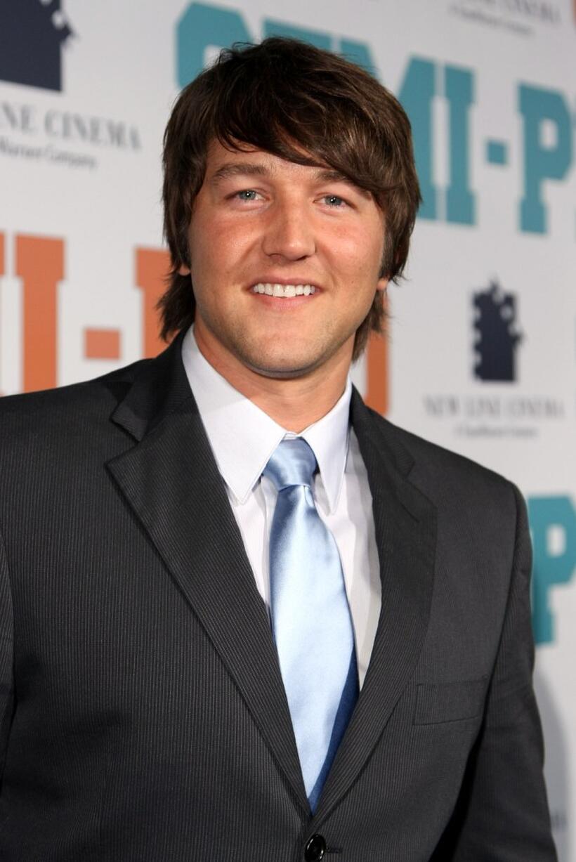 Josh Braaten at the premiere of "Semi-Pro."