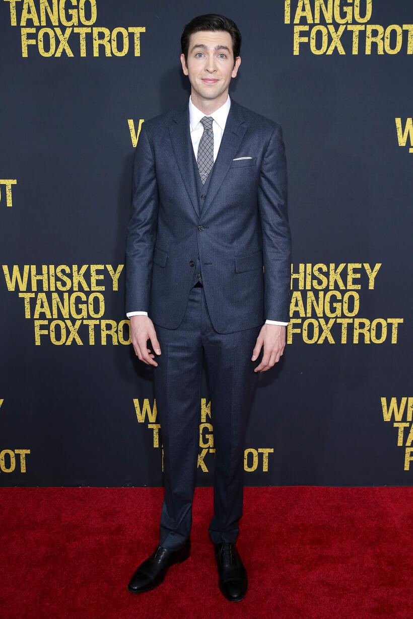 Nicholas Braun at the New York premiere of "Whiskey Tango Foxtrot."