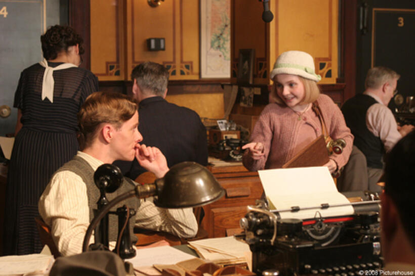 Abigail Breslin and Darryn Lucio in "Kit Kittredge: An American Girl."
