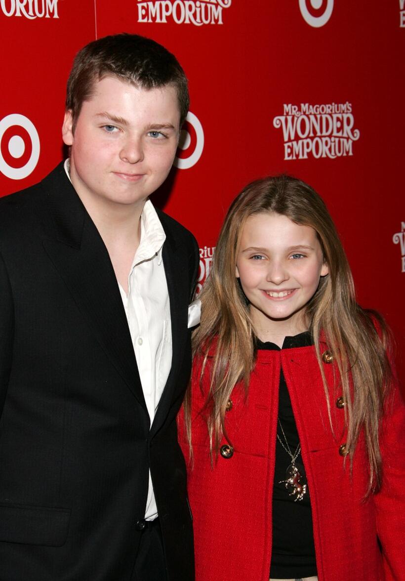 Spencer Breslin and Abigail Breslin at the world premiere of "Mr. Magorium's Wonder Emporium."
