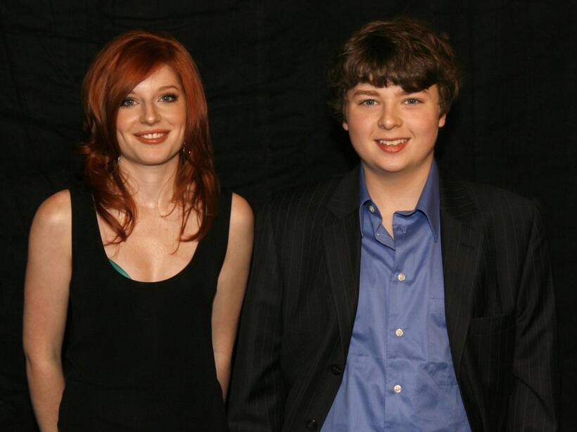 Zena Grey and Spencer Breslin at the premiere of "The Shaggy Dog."