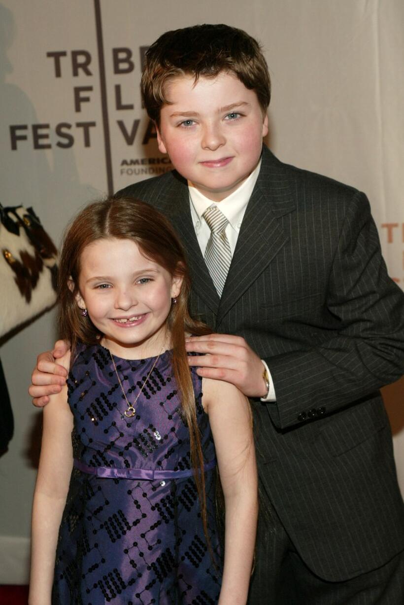 Spencer Breslin and Abigail Breslin at the screening of "Raising Helen" during the 2004 Tribeca Film Festival.