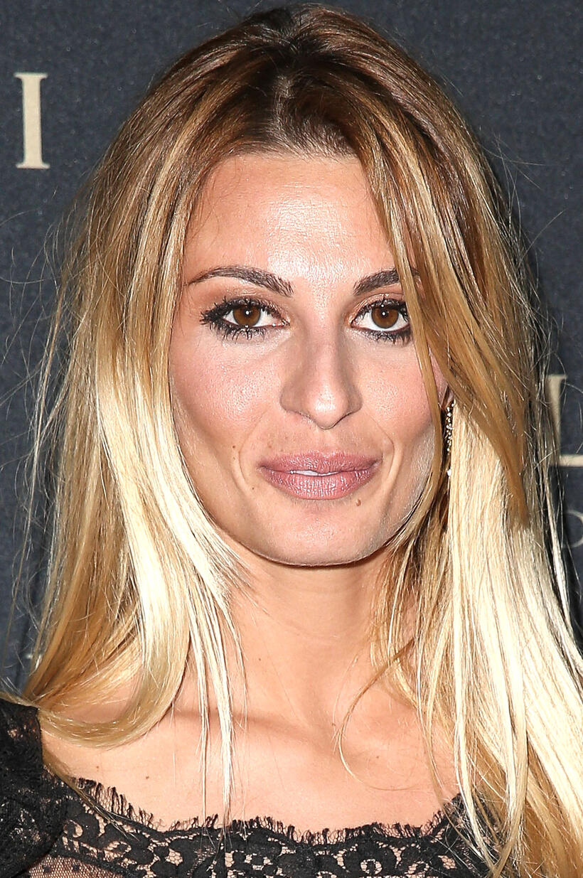 Sveva Alviti at the BVLGARI "Decades Of Glamour" Oscar party in West Hollywood, California.