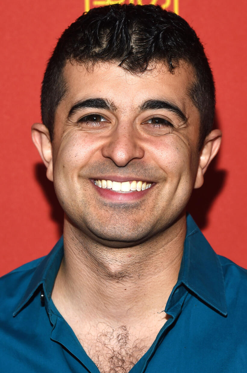 Behzad Dabu at the opening night of "The Great Leap" in Pasadena, California.