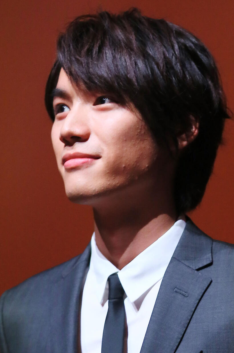 Sota Fukushi at the "As the Gods Will" press conference during the 9th Rome Film Festival.