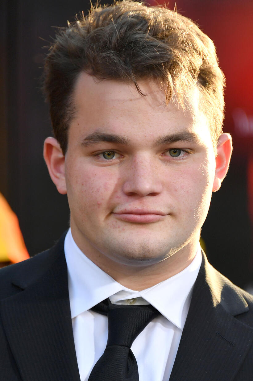 Jake Sim at the premiere of "It" in Hollywood.