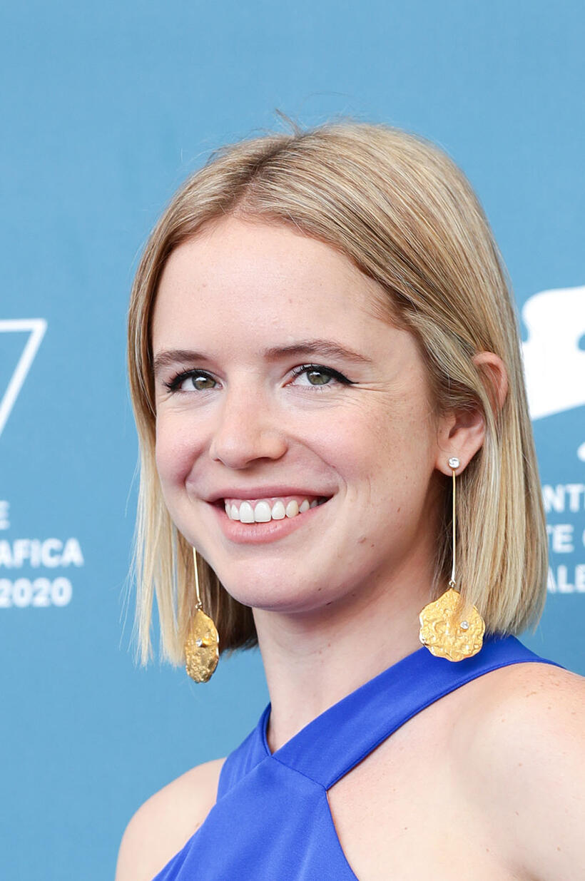 Naian Gonzalez Norvind at the photocall for "Nuevo Order" (New Order) during the 77th Venice Film Festival.