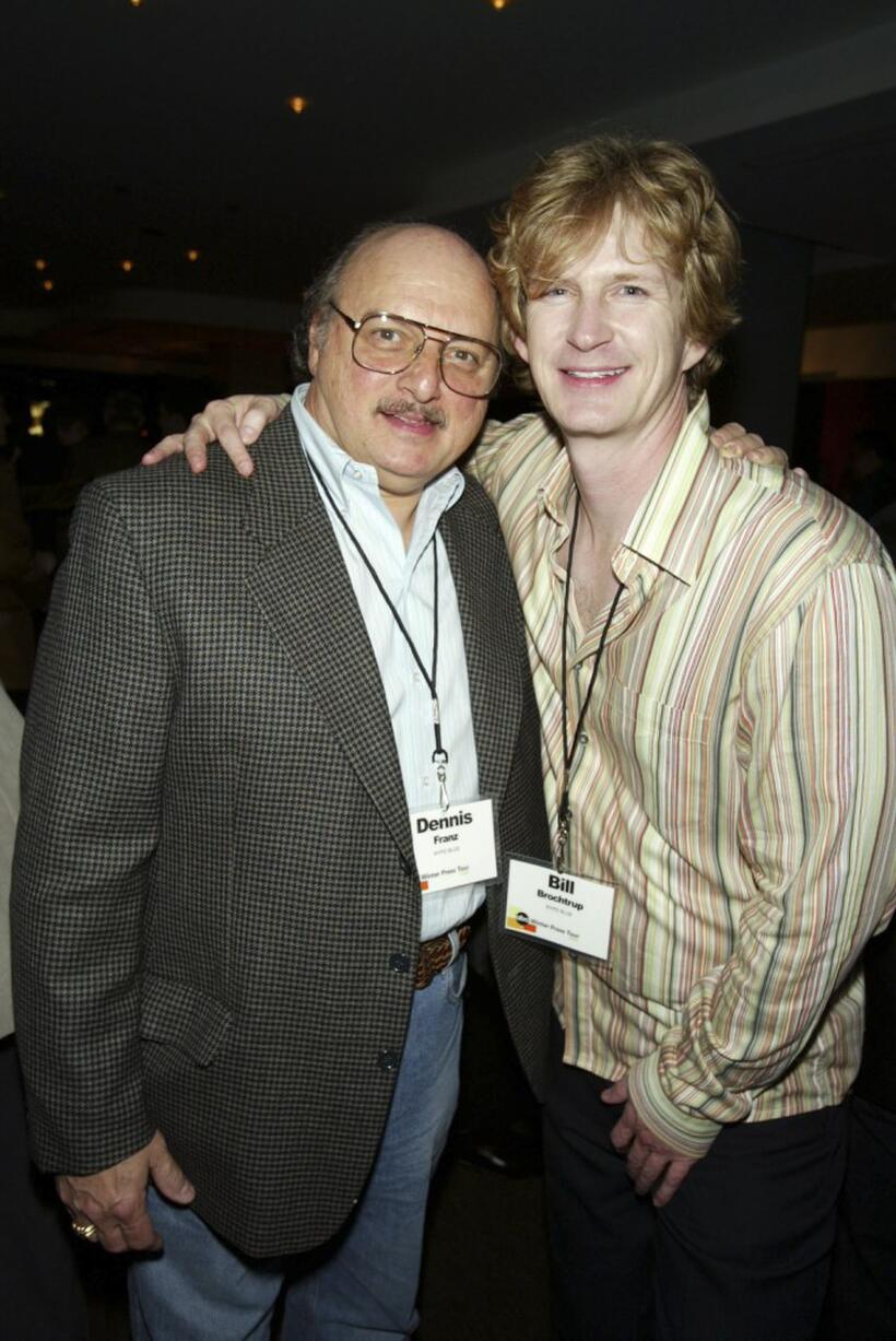 Dennis Franz and Bill Brochtrup at the ABC-TV's All-Star party.