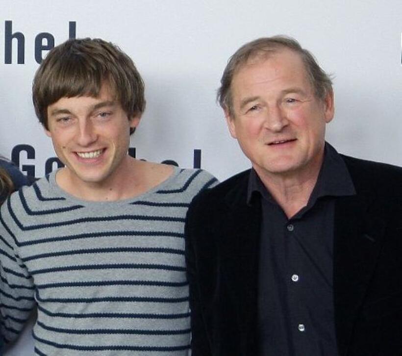 Volker Bruch and Burghart Klaussner at the photocall of "Goethe."