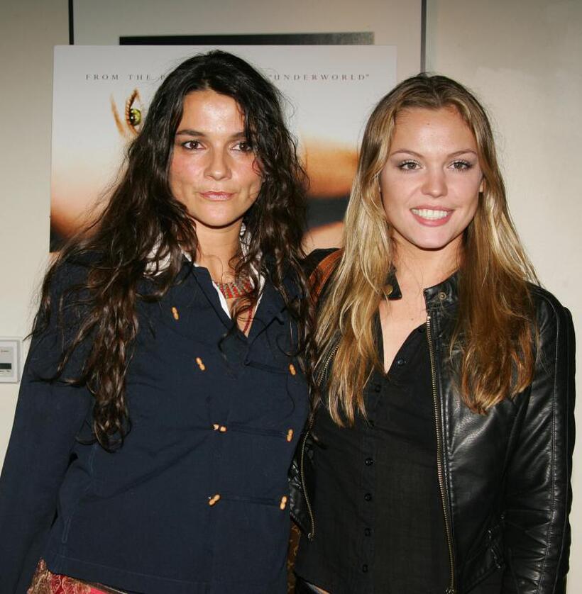Katja Von Garnier and Agnes Bruckner at the Los Angeles promo screening of "Blood and Chocolate."
