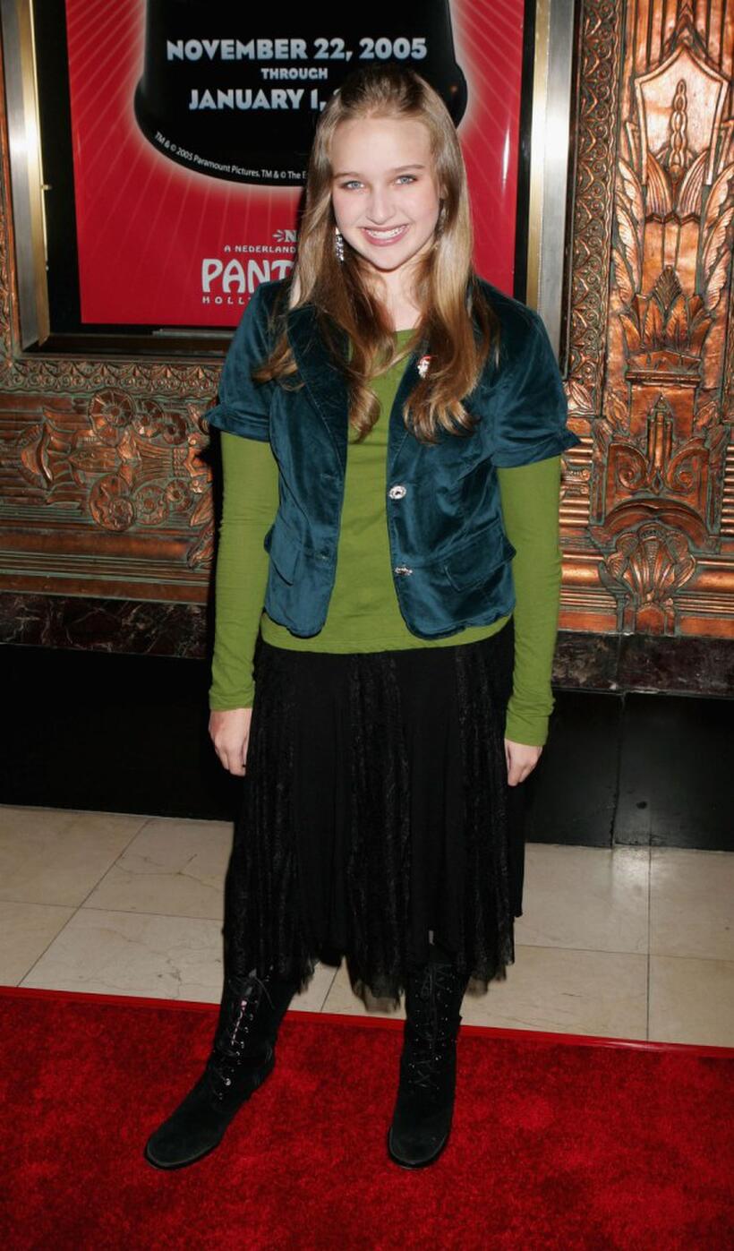 Amy Bruckner at the opening night performance of "White Christmas."