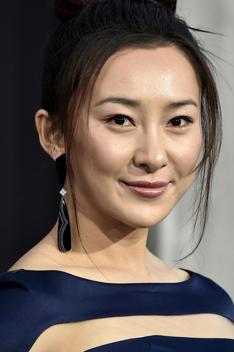 Lily Ji at the "Pacific Rim Uprising" premiere in Hollywood.