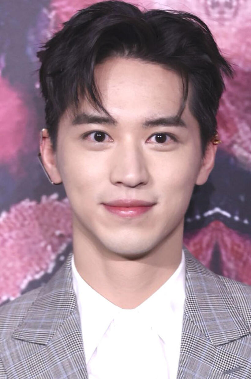 Timmy Xu Weizhou at the Alexander McQueen event in Shanghai.