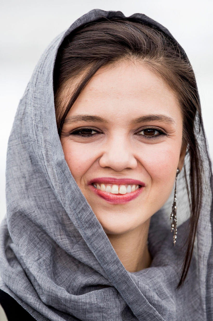 Marzieh Rezaei at the photocall for "3 Faces" during the 71st annual Cannes Film Festival.
