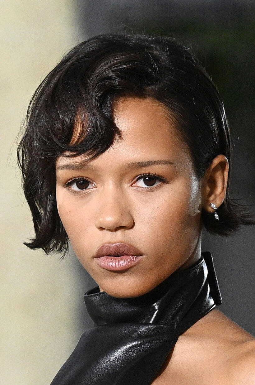 Taylor Russell at the Second Annual Academy Museum Gala in Los Angeles.