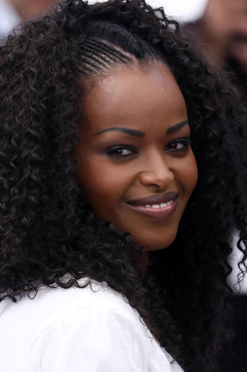 Yordanos Shifera at the "Capernaum" photo call during the 71st annual Cannes Film Festival.