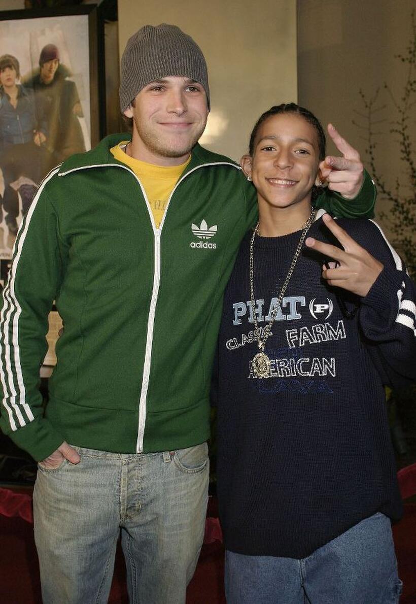 Billy Aaron Brown and Khleo Thomas at the Los Angeles premiere of "Perfect Score."