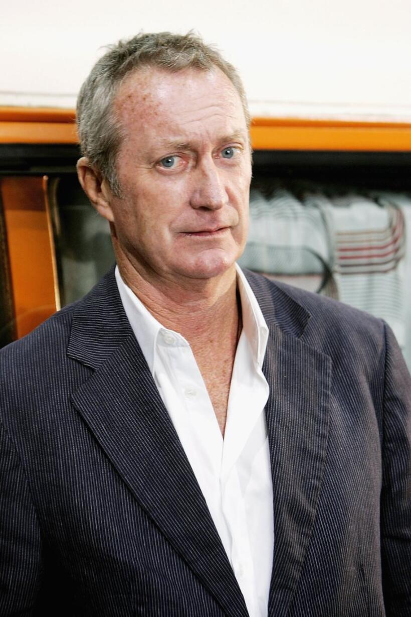 Bryan Brown at the press conference to introduce the key cast of the new television production "To Catch A Killer: The Joanne Lees Story."