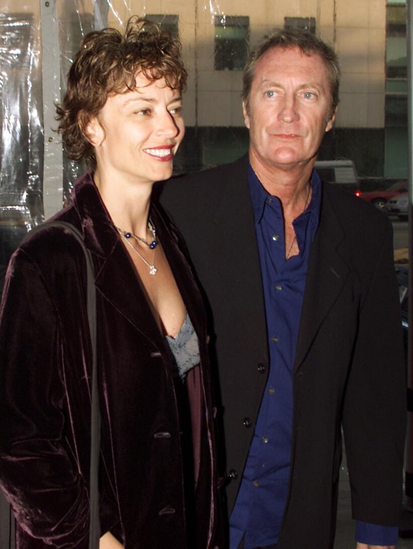 Bryan Brown and Rachel Ward at the premiere screening of "On The Beach."