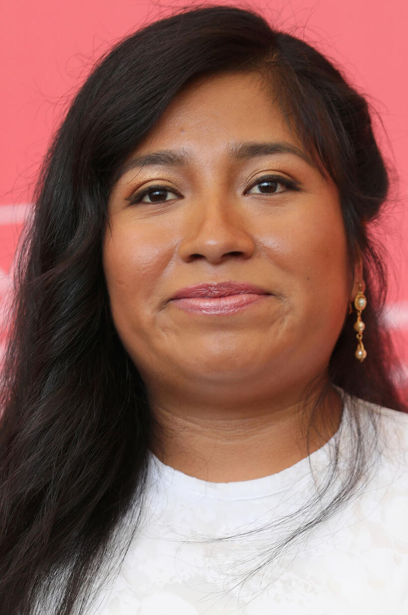 Nancy Garcia Garcia at the "Roma" photocall during the 75th Venice Film Festival.