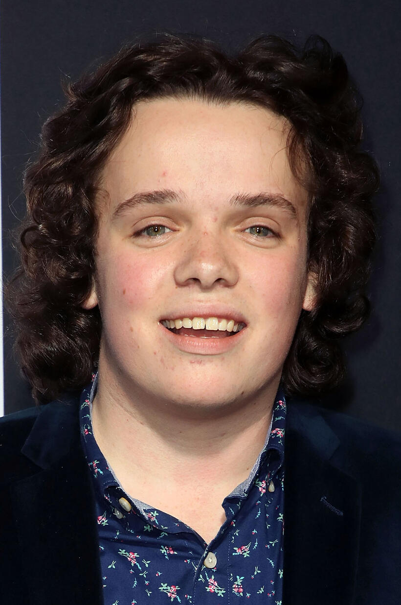 Drew Scheid at the premiere of "Halloween" in Hollywood.