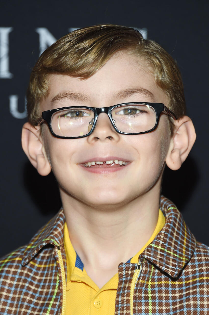 Julian Hilliard at Netflix's "The Haunting Of Hill House" season 1 premiere in Hollywood.