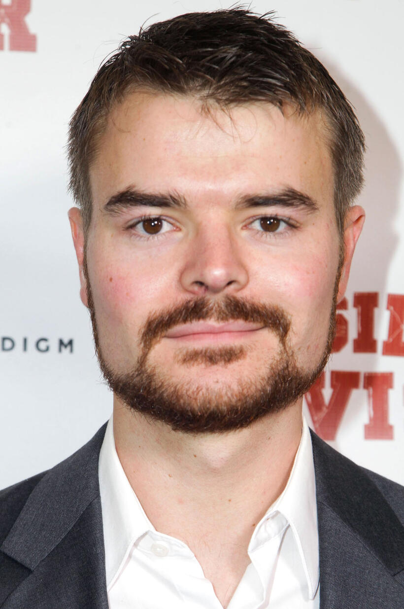 R.J. Daniel Hanna at the premiere of "Den Slater: Resident Advisor" in Santa Monica, California.