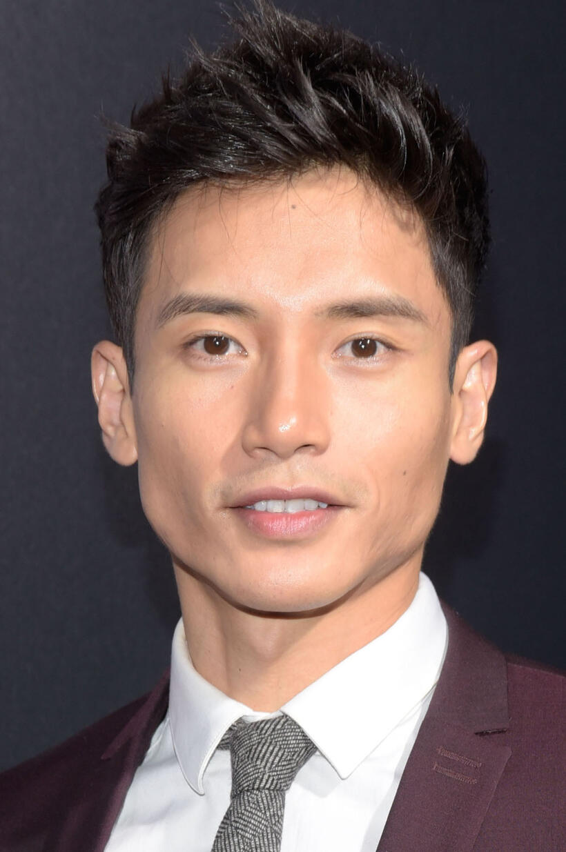 Manny Jacinto at the premiere of "Bad Times At The El Royale" in Hollywood.