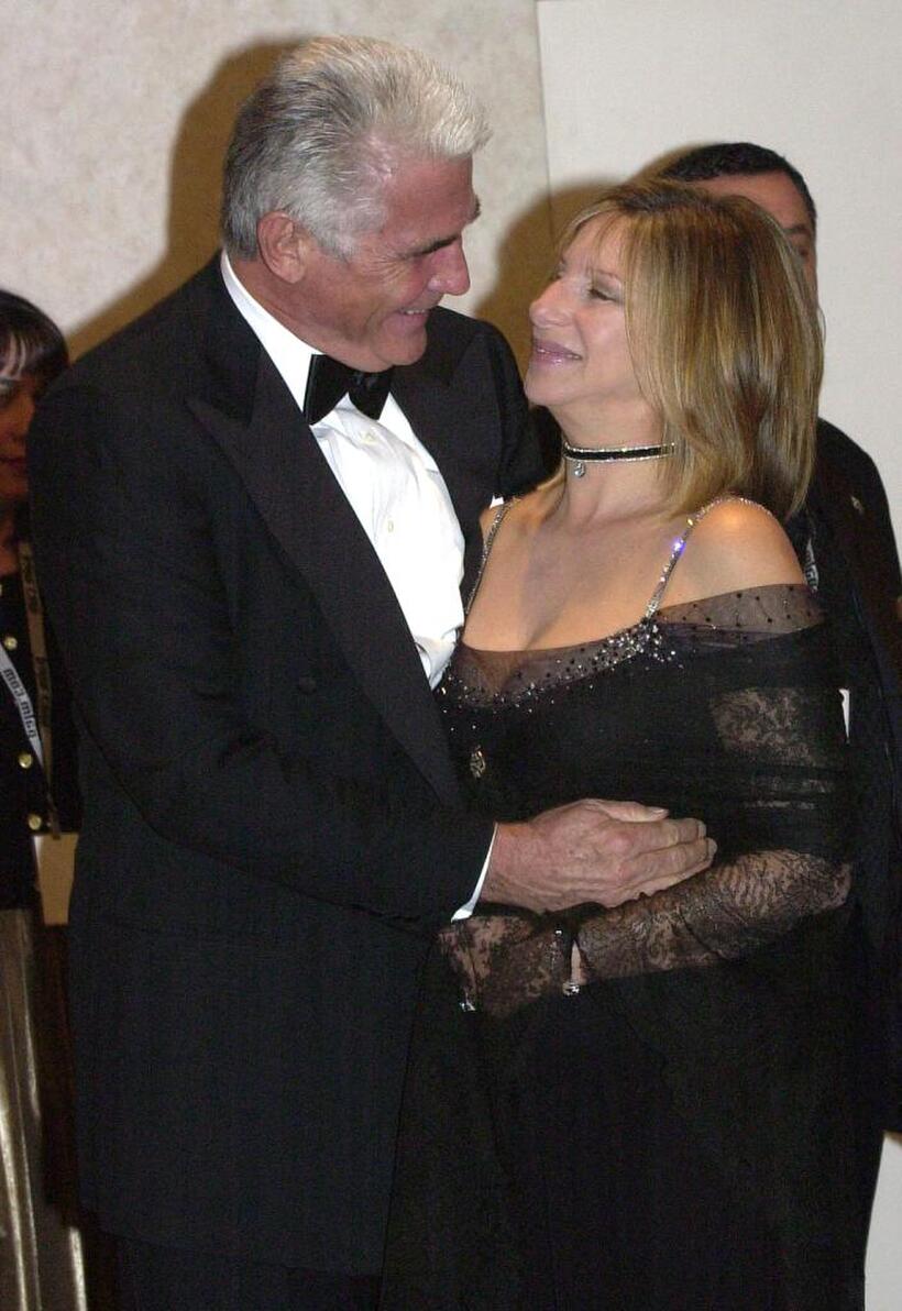 James Brolin and Barbra Streisand at the tribute gala, after receiving the 2001 American Film Institute Life Achievement Award.