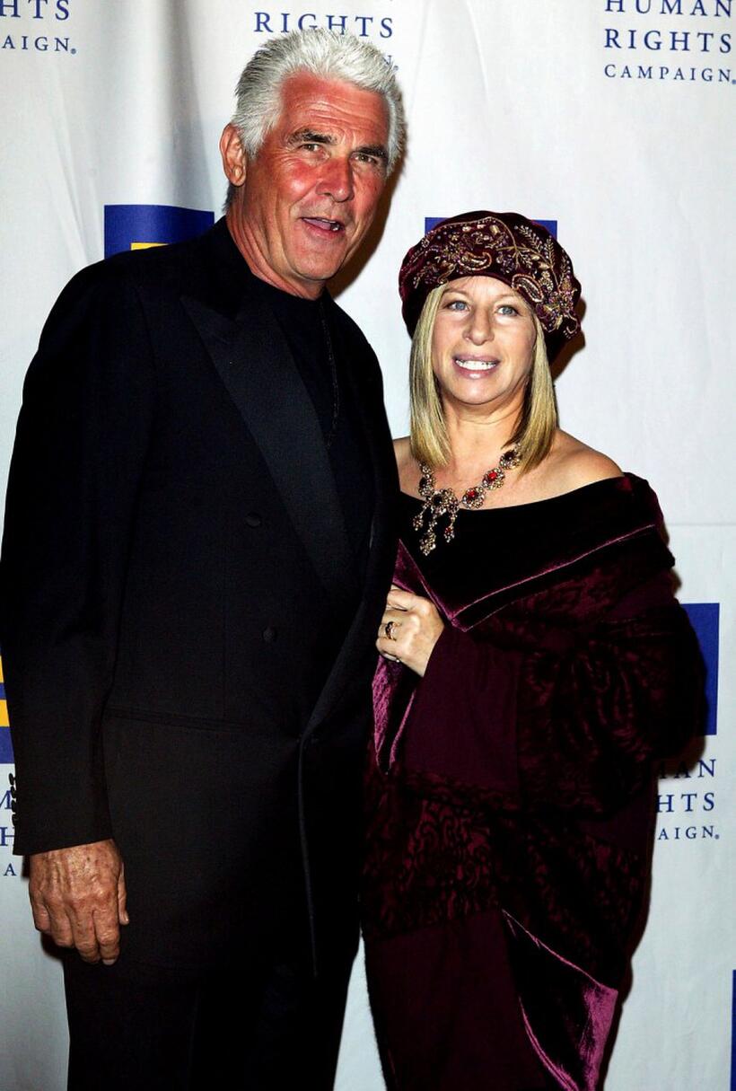 James Brolin and Barbra Streisand at the Human Rights Campaign's Annual Gala honoring Barbra Streisand.