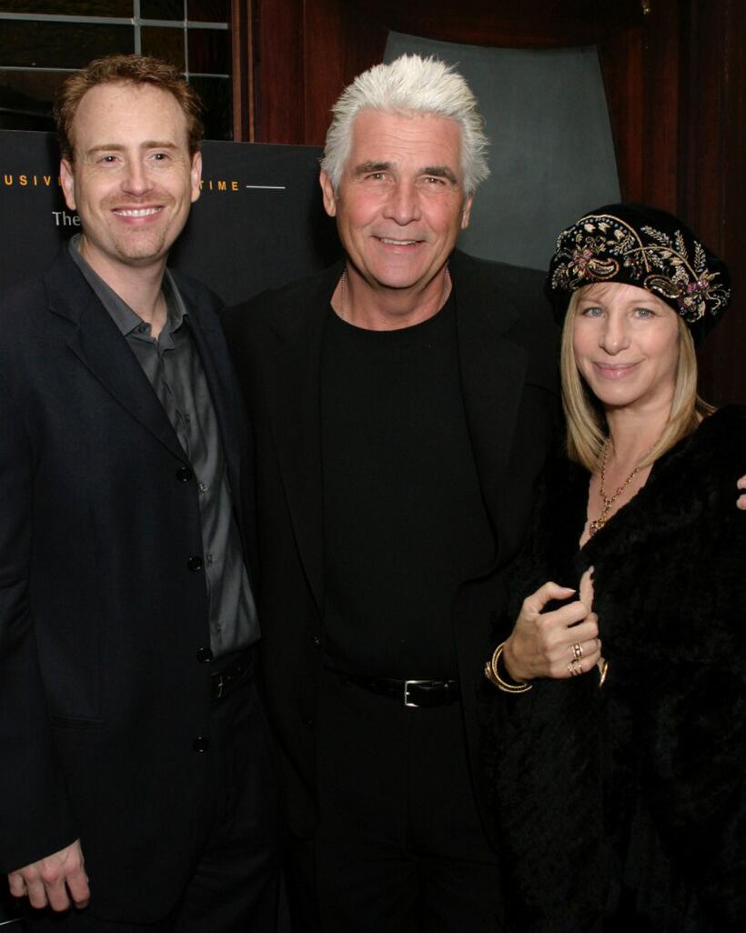 James Brolin, Bob Greenblatt and Barbra Streisand at the Showtime's Pre Golden Globe Party.