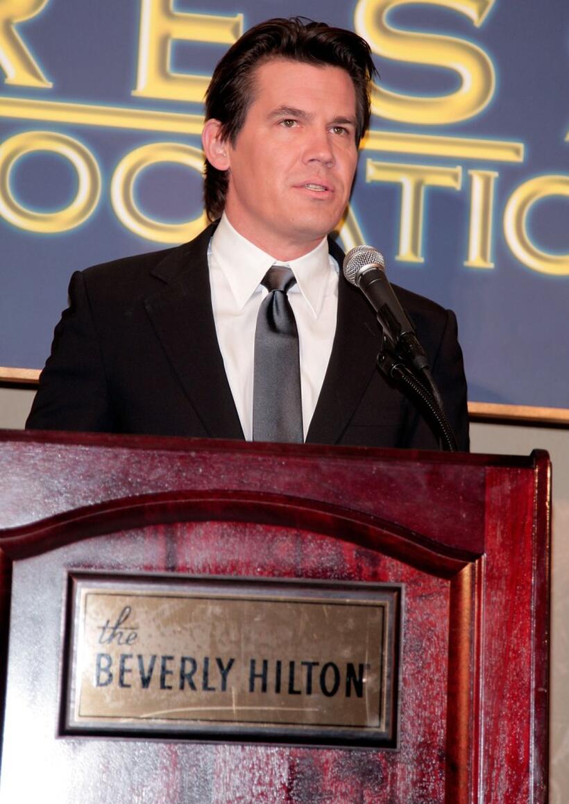 Josh Brolin at the announcement of the Cecil B. DeMille and Miss Golden Globe annoucement.