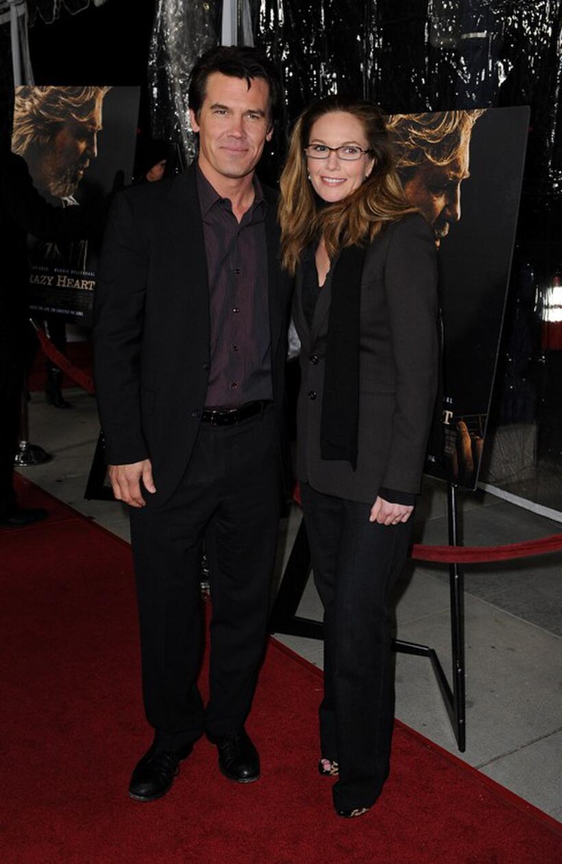 Josh Brolin and Diane Lane at the premiere of "Crazy Heart."