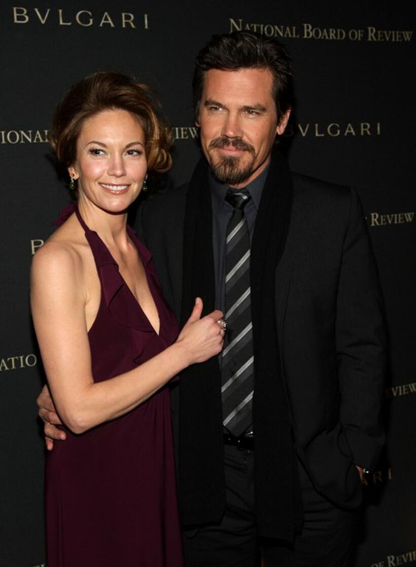 Diane Lane and Josh Brolin at the 2008 National Board of Review Awards gala.