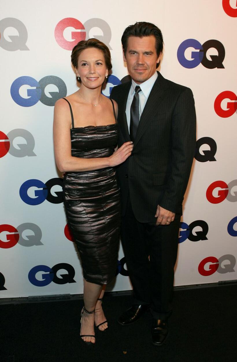 Josh Brolin and Diane Lane at the GQ 2007 "Men Of The Year" celebration.