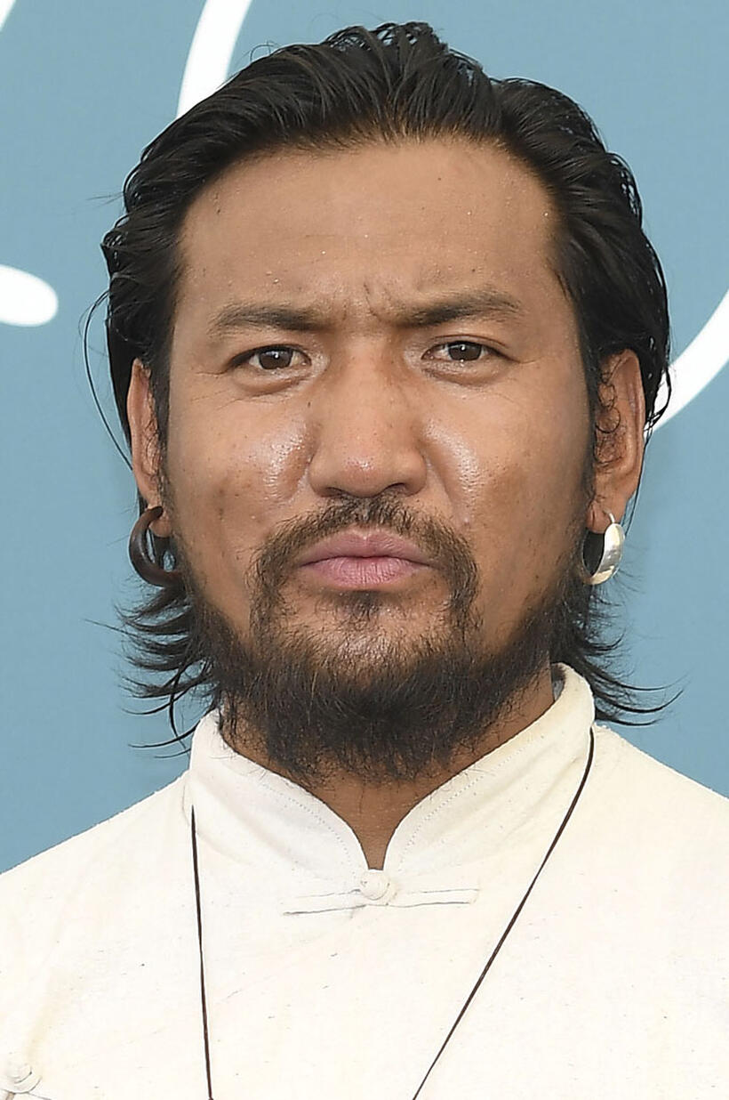 Jinpa at the "Balloon" photocall during the 76th Venice Film Festival.
