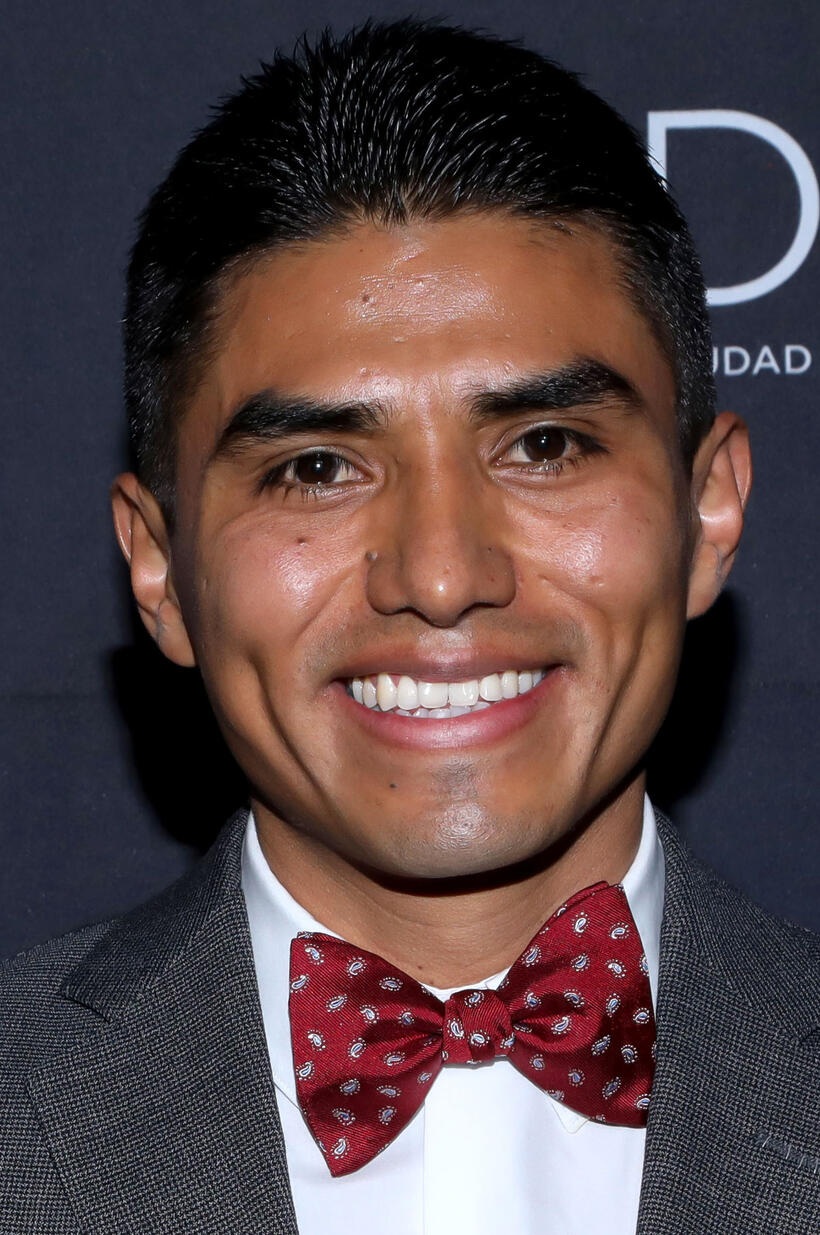 Jorge Antonio Guerrero at the screening of "Roma" in Mexico City.