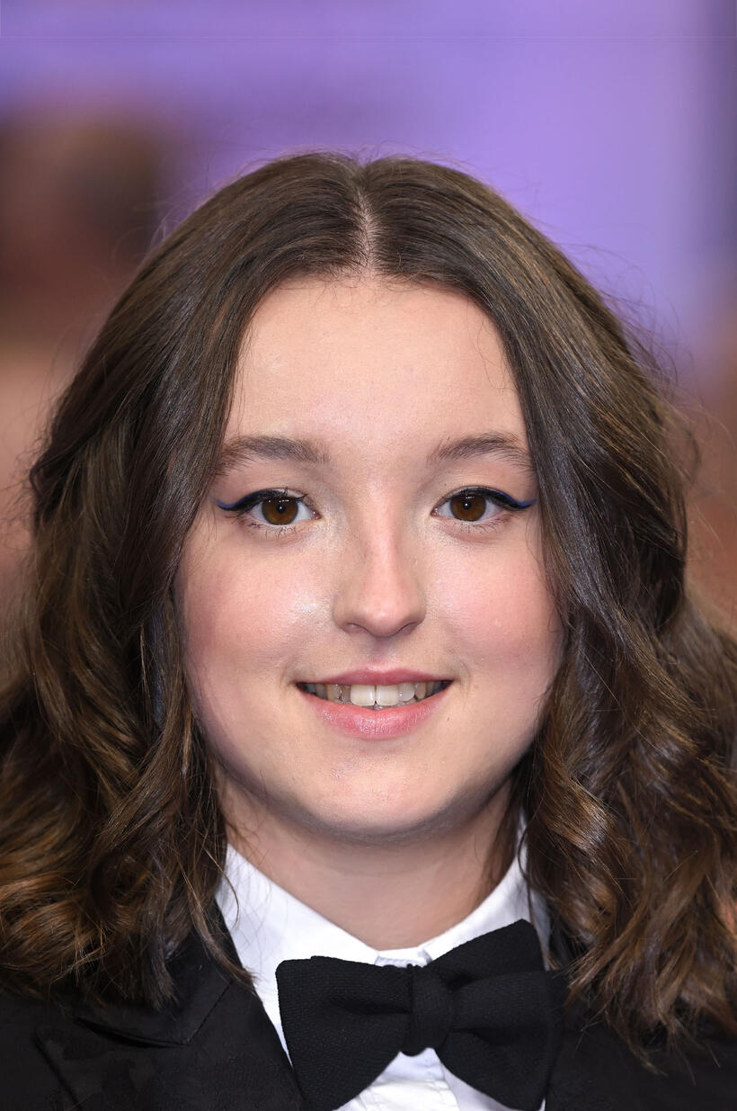 Bella Ramsey at the "Catherine Called Birdy" UK premiere in London.