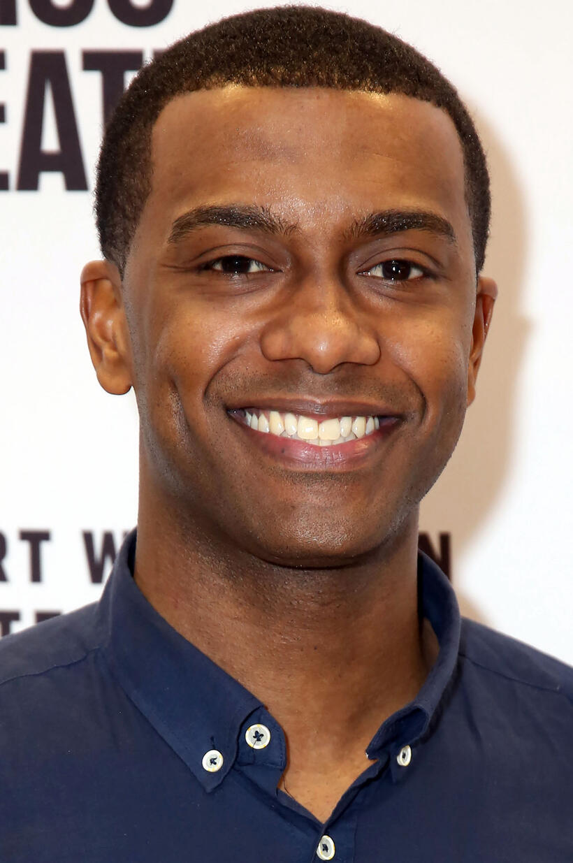 Joshua Boone at the rehearsal photocall for "All the Natalie Portmans" in New York City.