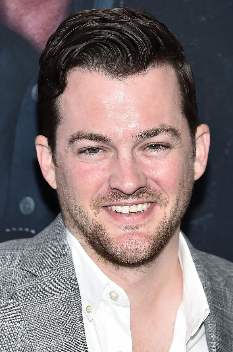 Alex Belcher at the "21 Bridges" New York screening.