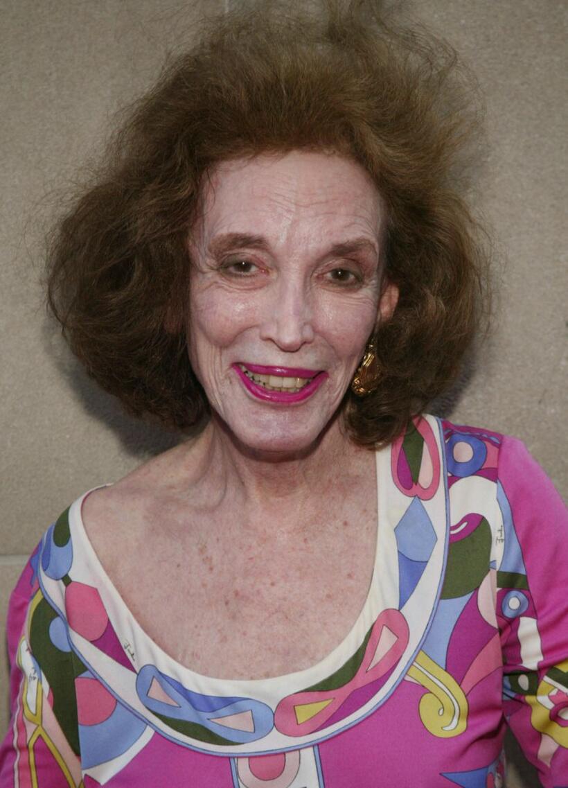 Helen Gurley Brown at the opening celebration of Emilio Pucci Fifth Avenue store.