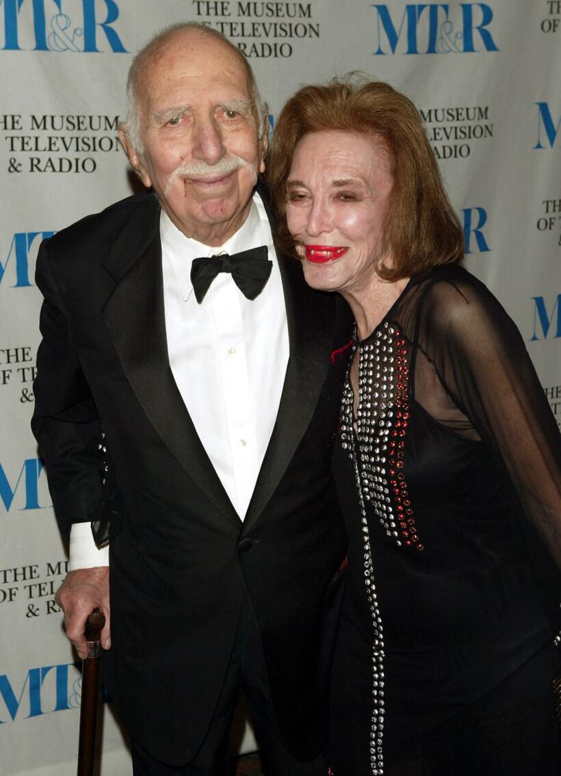 David Brown and Helen Gurley Brown at the Museum of Television and Radio gala honoring of Merv Griffin.