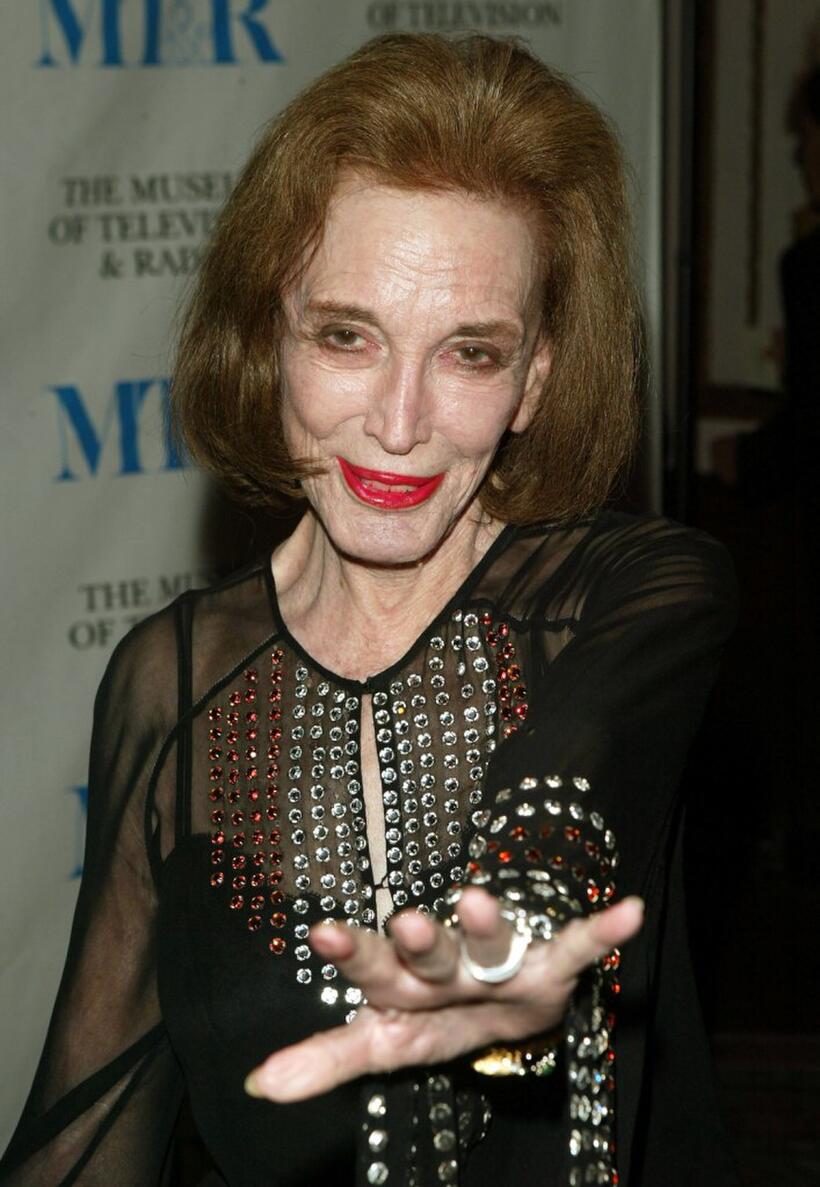 Helen Gurley Brown at the Museum of Television and Radio gala honoring of Merv Griffin.